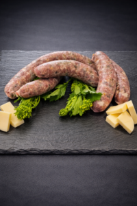 salsiccia di maiale con broccoli e provola